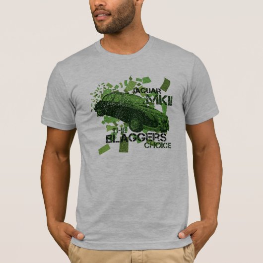 Jaguar MK2 The Blaggers Choice T-Shirt (Voorkant)