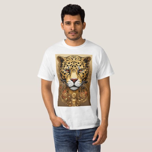 Jaguar ontwerp. t-shirt (Voorkant volledig)