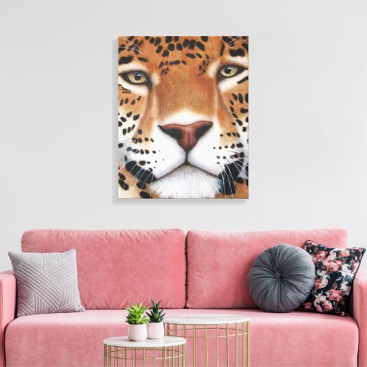 Jaguar Painting Canvas Afdruk (Insitu (Woonkamer))