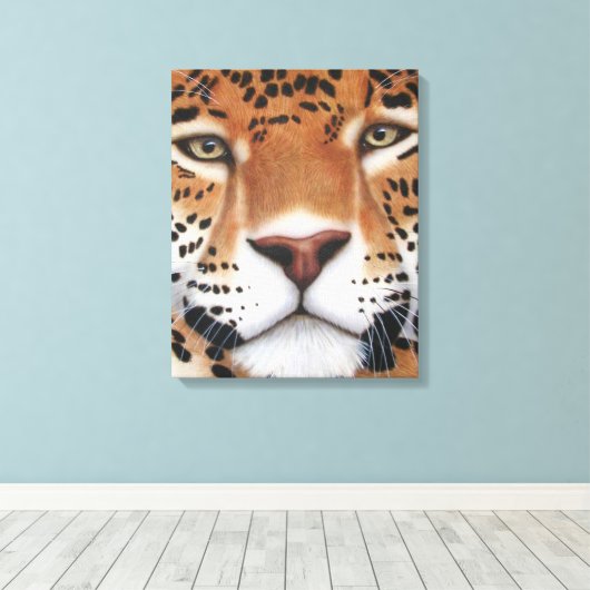 Jaguar Painting Canvas Afdruk (Insitu (Houten vloer))