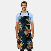 Jaguar Palms Naadloos  Patroon Schort (Gedragen)