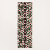 Jaguar Pattern in Melon op Pink Lemonade Yogamat (Achterkant)