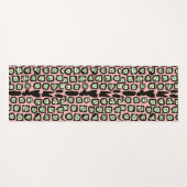 Jaguar Pattern in Melon op Pink Lemonade Yogamat (Voorkant (horizontaal))