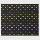 Jaguar pattern wrapping paper cadeaupapier (Vlak)