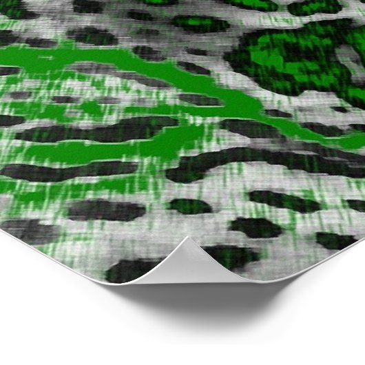 Jaguar Pop Art Poster (Hoek)