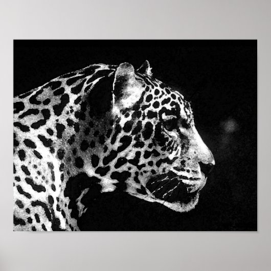 Jaguar Pop Art Poster (Voorkant)
