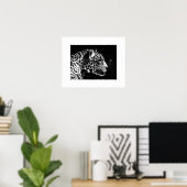 Jaguar Pop Art Poster Print - Jaguar Posters (Thuiskantoor)