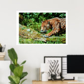 Jaguar Poster (Thuiskantoor)