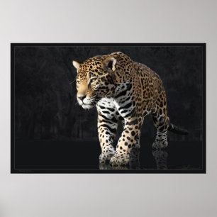 Jaguar Power 2-60x40 - andere formaten beschikbaar Poster