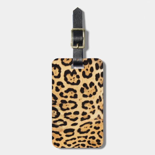 Jaguar Print Bagagelabel (Voorkant verticaal)
