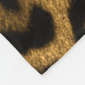 Jaguar Print Fleece Deken (Hoek)