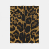 Jaguar Print Fleece Deken (Voorkant)
