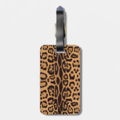 Jaguar Print Personalized bagagelabel (Achterkant verticaal)