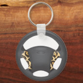 Jaguar Print Steering Wheel Sleutelhanger (Voorkant)