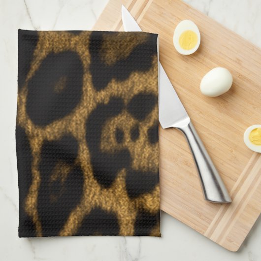 Jaguar Print Theedoek (Quarter Fold)