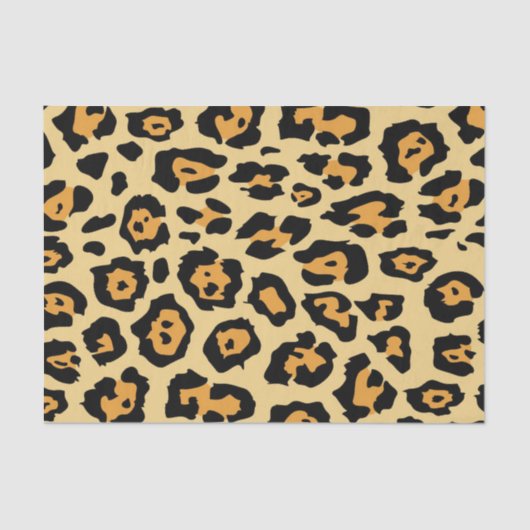 Jaguar print tissue papier (Voorkant)