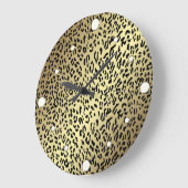 Jaguar Print wandklok (Hoek)