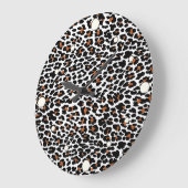 Jaguar Print wandklok (Hoek)