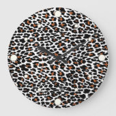 Jaguar Print wandklok (Voorkant)