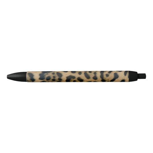 Jaguar Print Zwarte Inkt Pen (Voorkant)