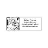 Jaguar Profile Rubberstempel (Gestempeld)