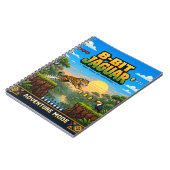 Jaguar, Retro 8-Bit Pixelkunst Notitieboek (Linkerzijde)