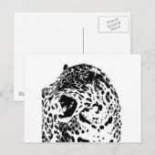 Jaguar Roaring Briefkaart (Voorkant / Achterkant)