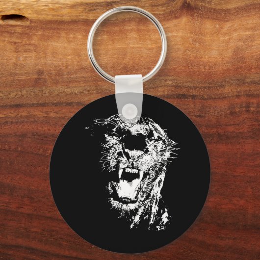 Jaguar Roaring Sleutelhanger (Voorkant)