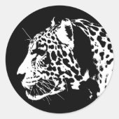 Jaguar Ronde Sticker (Voorkant)