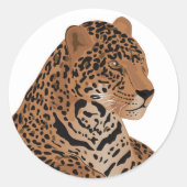jaguar ronde sticker (Voorkant)