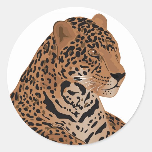 jaguar ronde sticker (Voorkant)