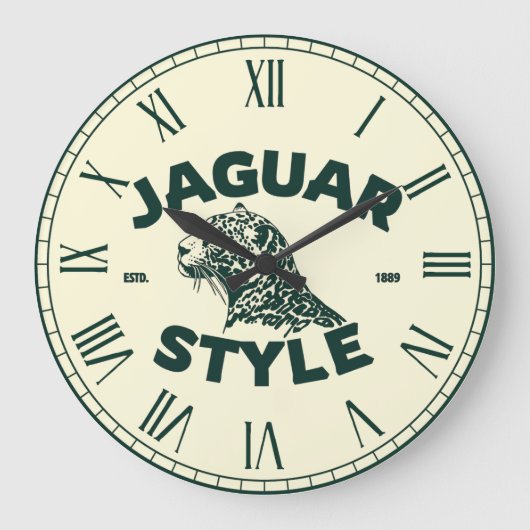 Jaguar Round Clock Grote Klok (Voorkant)