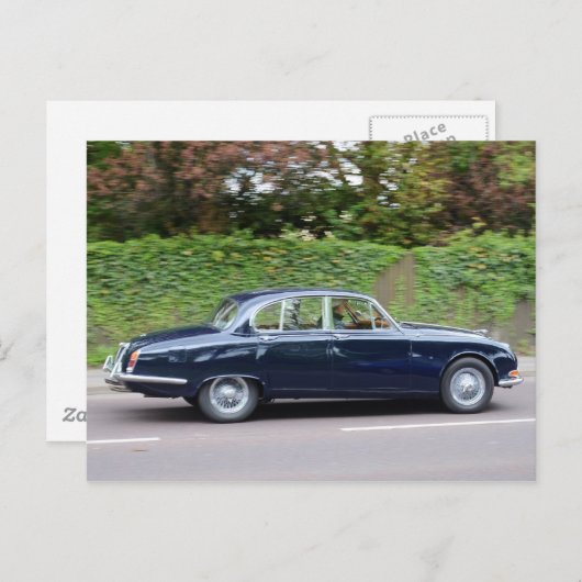 Jaguar S Type 1960 Briefkaart (Voorkant / Achterkant)