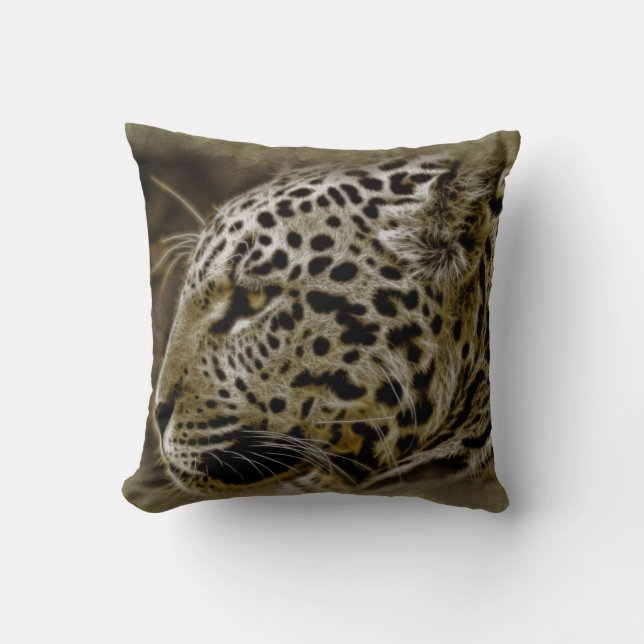 Jaguar Sierdier Decorative Worp Kussen (Voorkant)