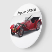 Jaguar SS100 Grote Klok (Hoek)