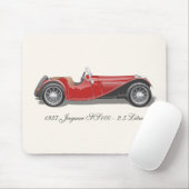 Jaguar SS100 Mousepad Muismat (Met muis)