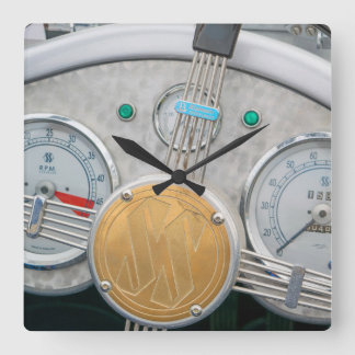 Jaguar SS100 Vierkante Klok