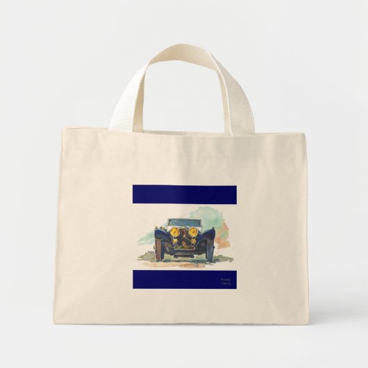 Jaguar SS-100 Mini Tote Bag (Voorkant)