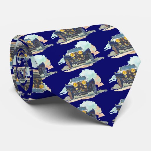 Jaguar SS-100 Stropdas (Opgerold)