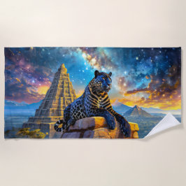 Jaguar Stargazer ontwerp van Rich AMeN Gill Strandlaken