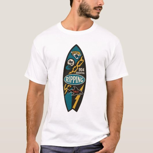 Jaguar Surfing RIPPING T-shirt (Voorkant)