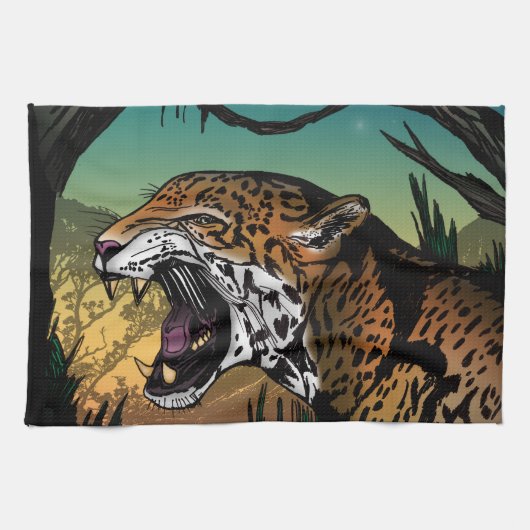 Jaguar Theedoek (Horizontaal)