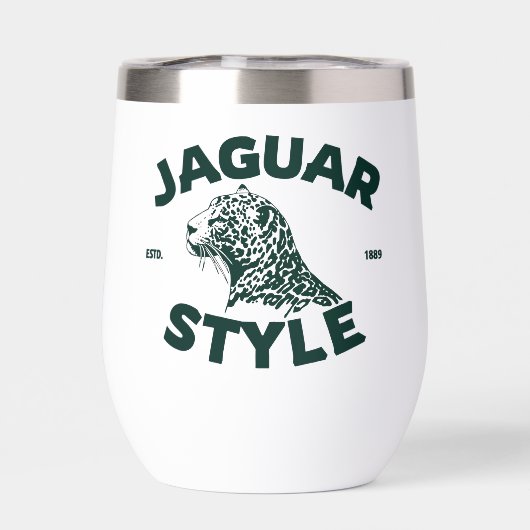 Jaguar thermische wijnbeker (Achterkant)