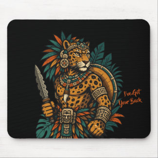 Jaguar Tribal Warrior Vintage Muismat