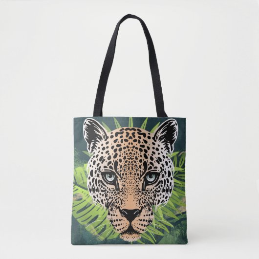 Jaguar Tropical Amazon wild dier Tote Bag (Voorkant)