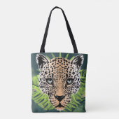 Jaguar Tropical Amazon wild dier Tote Bag (Achterkant)