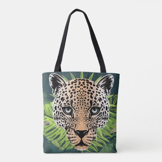 Jaguar Tropical Amazon wild dier Tote Bag (Achterkant)