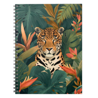 Jaguar Tropical Botanical Notebook Notitieboek