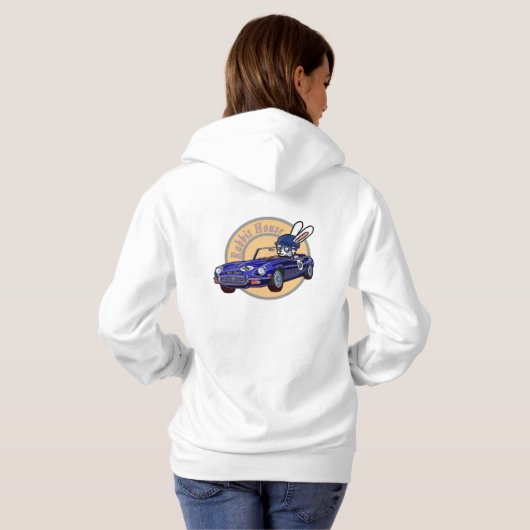 Jaguar type E B Hoodie (Achterkant volledig)