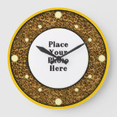 Jaguar Uw Fotowandklok Grote Klok (Voorkant)